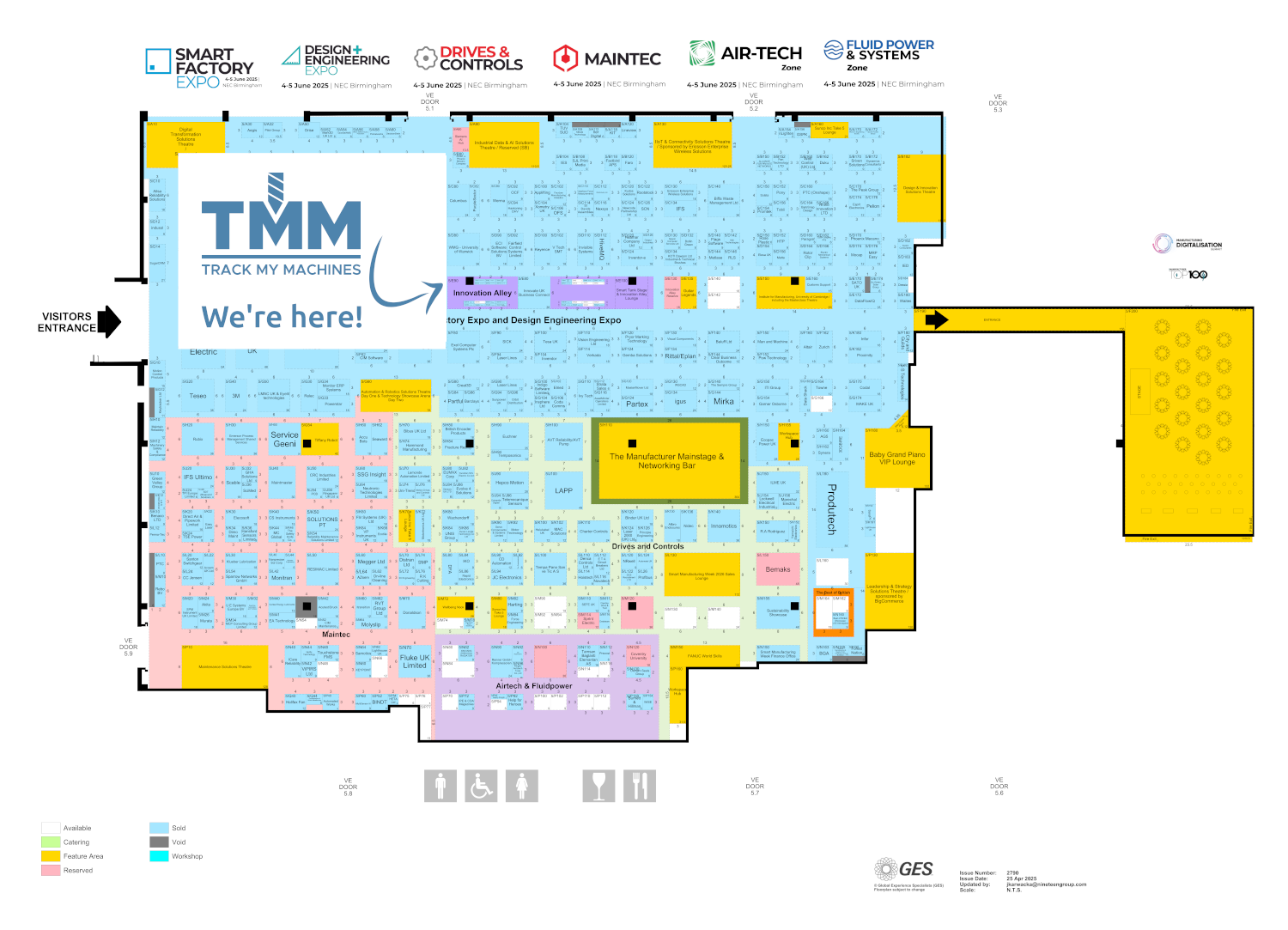 Event Floorplan - Stand 5/IA1